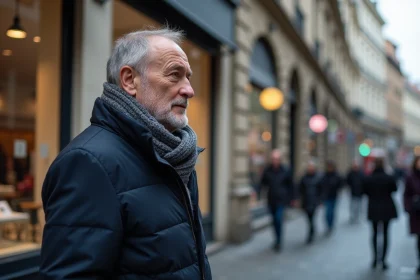 Homme réfléchi cherchant immobilier à Lyon