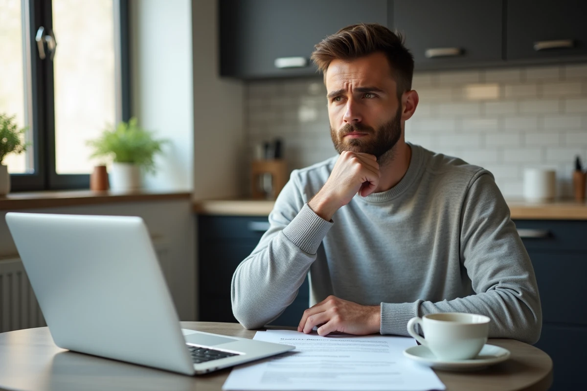 Locataire étudiant un contrat de location et les conditions juridiques de Garantme à domicile